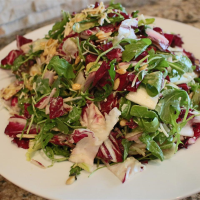 Tri-Color Chopped Salad with Pine Nuts and Parmesan Cheese image