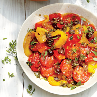 Roasted Peppers & Tomatoes with Herbs & Capers Recipe ... image