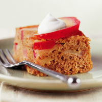 Apple-Pecan Upside-Down Cake Recipe | EatingWell image