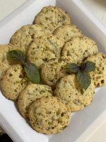 Lemon Basil Cookies With Pistachios Recipe - Food.com image