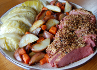 Oven Roasted Corned Beef and Cabbage | Cooking Mamas image