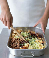 Dried-Cherry and Italian Sausage Stuffing Recipe | Real Simple image