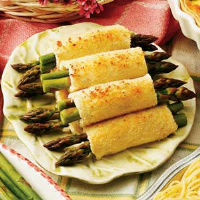 Asparagus Appetizer Roll-ups Recipe: How to Make It image