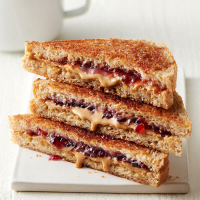 Grilled Peanut Butter & Jelly Sandwich Recipe | Land O’Lakes image