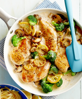 Chicken and Lemon-Broccoli Alfredo | Better Homes & Gardens image