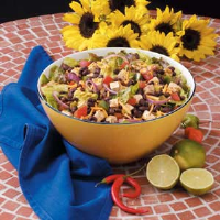 Black Bean Chicken Salad Recipe: How to Make It image