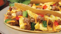 Easy Sausage Breakfast Tacos Recipe | Jimmy Dean® Brand image