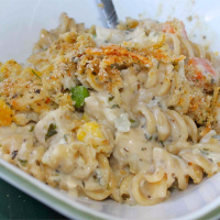Chicken and Pasta Casserole with Mixed Vegetables Recipe ... image