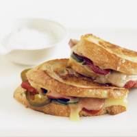 Grilled Cheese and Chorizo Sandwiches Recipe - Annie ... image