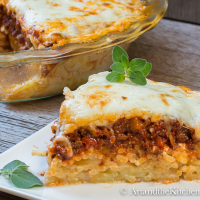 Baked Spaghetti Pie - Art and the Kitchen image