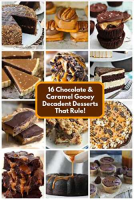 16 Chocolate & Caramel Gooey Decadent Desserts That Rule ... image