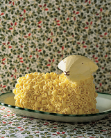 Lamb Cake with White-Chocolate Buttercream | Martha Stewart image
