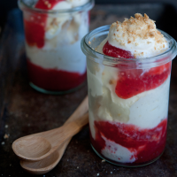 Strawberry, Lemon and Vanilla Ice Cream Parfait Recipe ... image