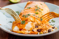 Recipes, Party Food, Cooking Guides, Dinner Ideas - Best Baked Burritos Recipe-How To Make Baked Burritos—Delish.com image
