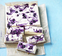 Blueberry swirl cheesecake recipe | BBC Good Food image