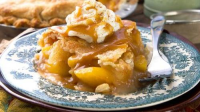 Spiced Bourbon Peach-Apple Pie Recipe - Tablespoon.com image
