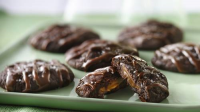 Salted Caramel-Stuffed Chocolate Truffle Cookies Recipe ... image