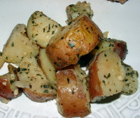 Stove Top Baby Red Potatoes With Basil, Shallots and ... image