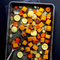 Roasted Butternut Squash & Root Vegetables - EatingWell image
