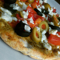 Mediterranean Pesto Pizza Recipe | Allrecipes image