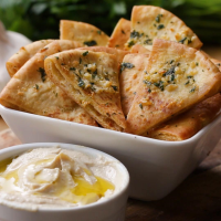 Garlic Parmesan And Herb Pita Chips Recipe by Tasty image