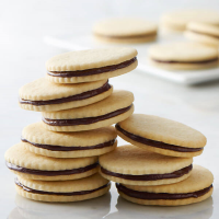 Mascarpone Cookies With Ganache Filling Recipe | Land O’Lakes image