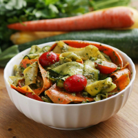 Summer Vegetable Pesto Ribbon Salad Recipe by Tasty image