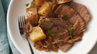 Slow-Cooker Beef Roast with Onions and Potatoes Recipe ... image