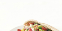 Greek Salad Pita Sandwiches Recipe | Epicurious image