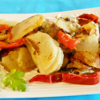 POTATOES AND PEPPERS ON STOVE RECIPES