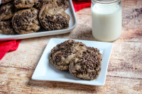 Dark Chocolate Truffle Cookies | Just A Pinch Recipes image
