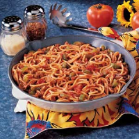 Spaghetti Skillet Recipe: How to Make It - Taste of Home image