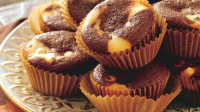 Chocolate Chip Cheesecake Swirl Cupcakes Recipe ... image