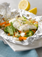 Cod and Vegetables Baked in Foil recipe | Eat Smarter USA image