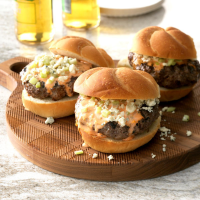 Buffalo Beef Burgers Recipe: How to Make It image