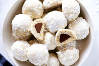 Best Chocolate Kisses Snowball Cookies Recipe - How To ... image