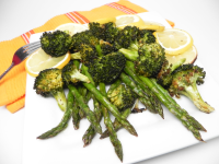 Lemon-Roasted Broccoli and Asparagus | Allrecipes image