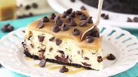 Salted Caramel Chocolate Chip Cheesecakes Recipe - Recipes.net image