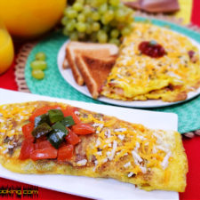HOW TO MAKE A BACON EGG AND CHEESE OMELETTE RECIPES