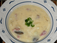 Cheesy Mashed Potato and Ham Soup Recipe - Food.com image