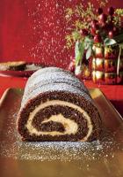 Gingerbread Cake Roll with Eggnog Cream | Southern Living image