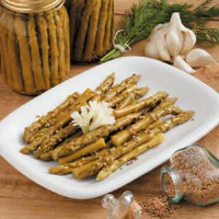 Dilly Pickled Asparagus Recipe: How to Make It image