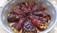 Stuffed Dried Peppers with White Beans - Recipe ... image
