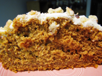 Pumpkin Spice Cake With Orange Buttercream Frosting Recipe ... image