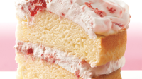 Raspberry-Cream Layer Cake Recipe | Martha Stewart image
