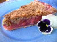 Strawberry Rhubarb Streusel Pie Recipe - Food.com image
