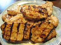 pineapple marinated grilled pork chops - Just A Pinch Recipes image