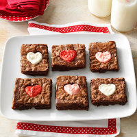 Valentine Heart Brownies Recipe: How to Make It image