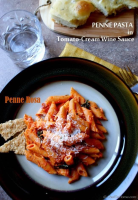 Pasta - Penne Rosa in Tomato-Cream Wine Sauce Recipe ... image