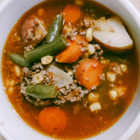 Ground Beef and Vegetable Soup Recipe | Allrecipes image